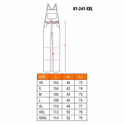 NEO tools 81-241-XXL vestito da lavoro - Vista aggiuntiva 4