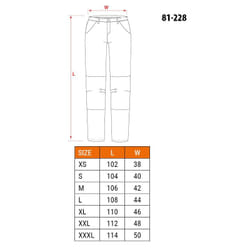 NEO tools 81-228-L pantalone protettivo
