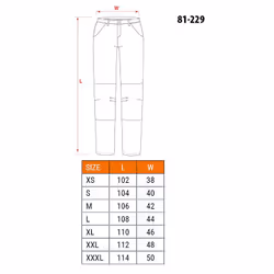 NEO tools 81-229-XXL pantalone protettivo - Vista aggiuntiva 6