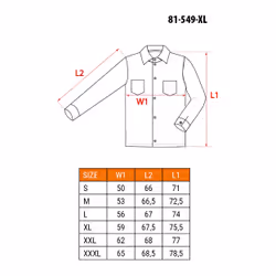 NEO tools 81-549-XL vestito da lavoro Camicia
