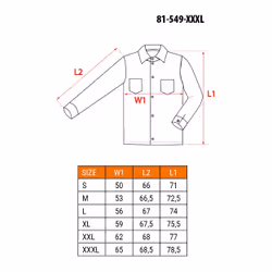 NEO tools 81-549-XXXL vestito da lavoro Camicia