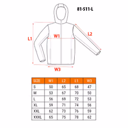 NEO tools 81-511-L, Giacca, L, 2 tasche, Poliestere, Cotone, 300 g/m²
