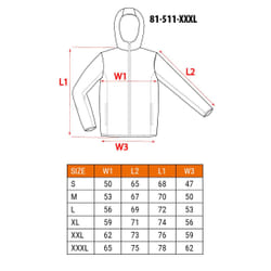 NEO tools 81-511-XXXL vestito da lavoro Giacca