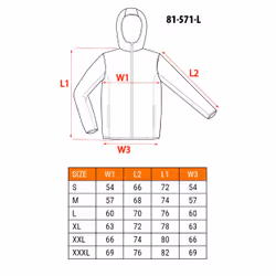 NEO tools 81-571-L, Giacca, L, Poliestere
