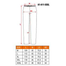NEO tools 81-811-XXXL Tuta da meccanico e completo protettivi