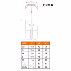 NEO tools 81-226-XL pantalone protettivo