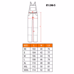 NEO tools 81-246-S, S, Poliestere, Cotone, 250 g/m²