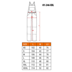NEO tools 81-246-XXL vestito da lavoro
