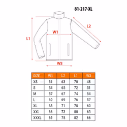NEO tools 81-217-XL, Giacca, XL, Cotone, 210 g/m²