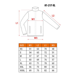 NEO tools 81-217-XL vestito da lavoro Giacca