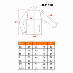 NEO tools 81-217-XXL, Giacca, XXL, Cotone, 210 g/m²