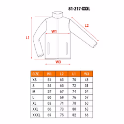 NEO tools 81-217-XXXL, Giacca, XXXL, Cotone, 210 g/m²