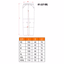 NEO tools 81-227-XXL, XXL, 210 g, Cotone, 100% Cotton