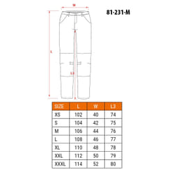 NEO tools 81-231-M pantalone protettivo