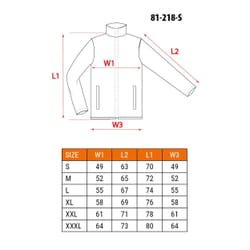 NEO tools 81-218-S vestito da lavoro Giacca