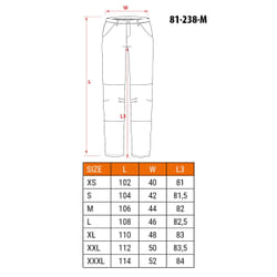 NEO tools 81-238-M pantalone protettivo