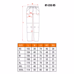 NEO tools 81-232-XS pantalone protettivo - Vista aggiuntiva 7