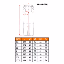 NEO tools 81-232-XXXL pantalone protettivo - Vista aggiuntiva 7