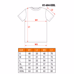 NEO tools 81-604-XXXL camicia e top Maglietta Cotone - Vista aggiuntiva 7