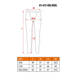 NEO tools 81-673-XXL/XXXL biancheria intima integrale