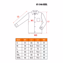 NEO tools 81-546-XXXL camicia e top Cotone