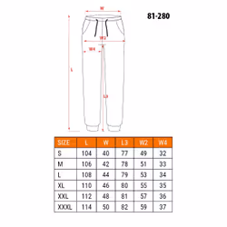 NEO tools 81-280-S pantalone sportivo - Vista aggiuntiva 4