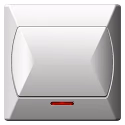 Ospel ŁP-1AS/00, Bianco, IP20, 250 V, 10 A, 82 mm, 36 mm