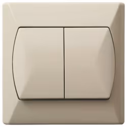 Ospel ŁP-2A/01, Beige, IP20, 250 V, 10 A, 82 mm, 36 mm