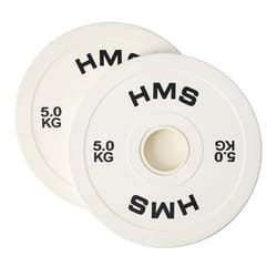 HMS Fitness CBRS50 2 pz Olympic Disco peso rivestito in gomma