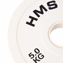HMS Fitness CBRS50 2 pz Olympic Disco peso rivestito in gomma - Vista aggiuntiva 2