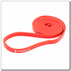 HMS Fitness GU05 SET banda elastica di resistenza Gomma Nero, Viola, Rosso, Giallo - Vista aggiuntiva 5