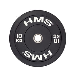 HMS Fitness BBR10 1 pz Olympic Disco peso rivestito in gomma