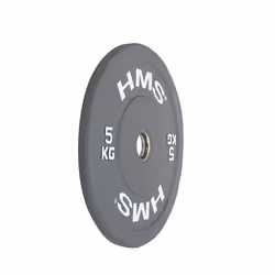 HMS Fitness CBR05 1 pz Olympic Disco peso rivestito in gomma - Vista aggiuntiva 2