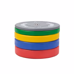 HMS Fitness CBR05 1 pz Olympic Disco peso rivestito in gomma - Vista aggiuntiva 5