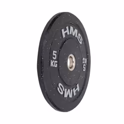 HMS Fitness HTBR05 1 pz Olympic Disco peso rivestito in gomma - Vista aggiuntiva 2