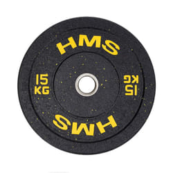 HMS Fitness HTBR15 1 pz Olympic Disco peso rivestito in gomma
