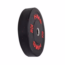 HMS Fitness HTBR25 1 pz Olympic Disco peso rivestito in gomma - Vista aggiuntiva 2
