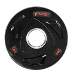 HMS Fitness TOX02 1 pz Olympic Disco peso rivestito in gomma
