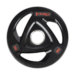 HMS Fitness TOX05 1 pz Olympic Disco peso rivestito in gomma