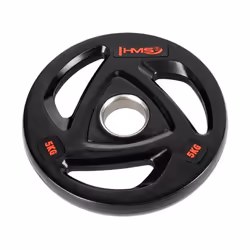 HMS Fitness TOX05 1 pz Olympic Disco peso rivestito in gomma - Vista aggiuntiva 2