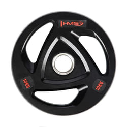 HMS Fitness TOX10 1 pz Olympic Disco peso rivestito in gomma