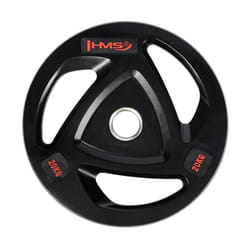 HMS Fitness TOX20 1 pz Olympic Disco peso rivestito in gomma