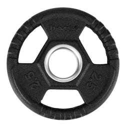 HMS Fitness TOH02 1 pz Olympic Disco peso rivestito in gomma