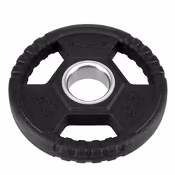HMS Fitness TOH02 1 pz Olympic Disco peso rivestito in gomma - Vista aggiuntiva 2