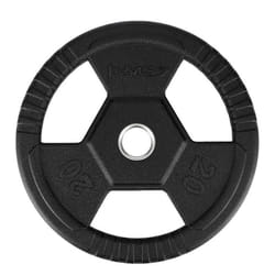 HMS Fitness TOH20 1 pz Olympic Disco peso rivestito in gomma