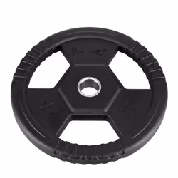HMS Fitness TOH20 1 pz Olympic Disco peso rivestito in gomma - Vista aggiuntiva 2