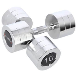 HMS Fitness CHD10 Manubrio fisso 10 kg 2 pz