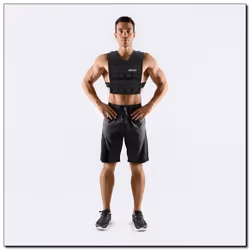 HMS Fitness KTO16 giubbotto ponderato Acciaio Nero - Vista aggiuntiva 4