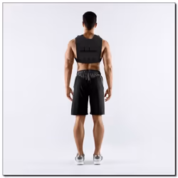 HMS Fitness KTO16 giubbotto ponderato Acciaio Nero - Vista aggiuntiva 5