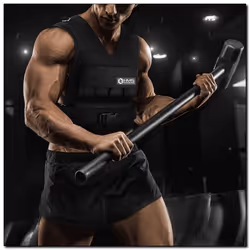 HMS Fitness KTO16 giubbotto ponderato Acciaio Nero - Vista aggiuntiva 6
